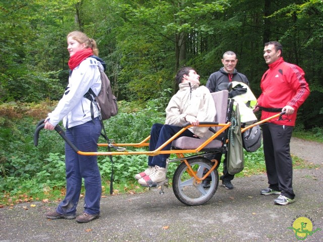 randonnée sportive avec joëlettes, Tervuren, 2012